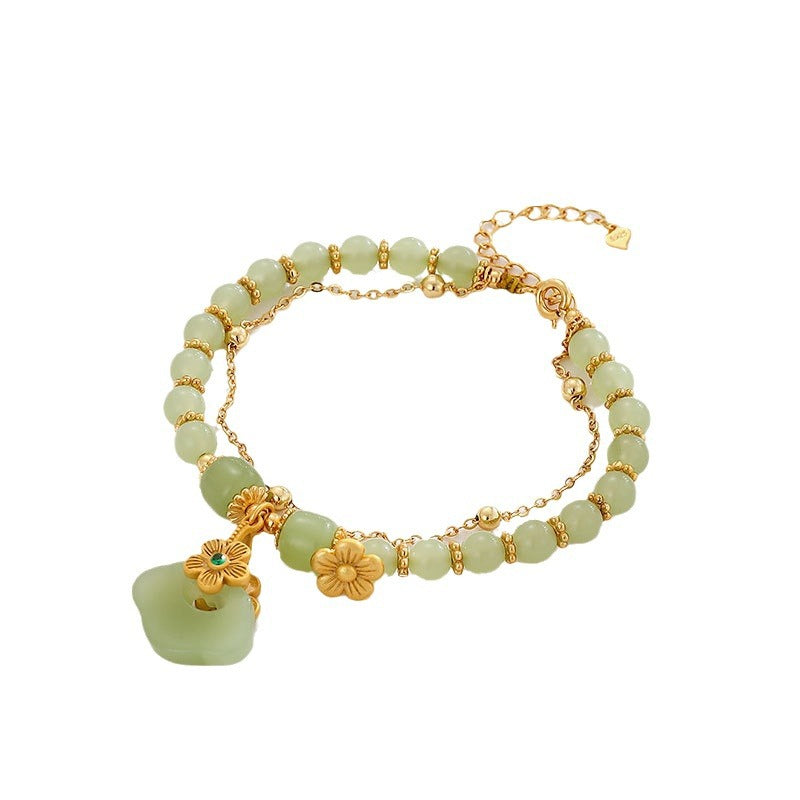 Handgemaakte vintage Zilveren Armband