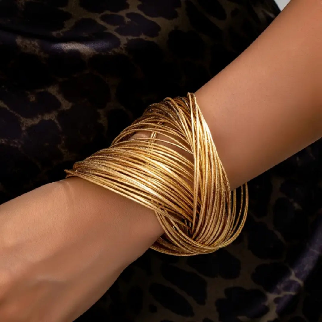 Prachtige Gouden Armband met unieke stijl