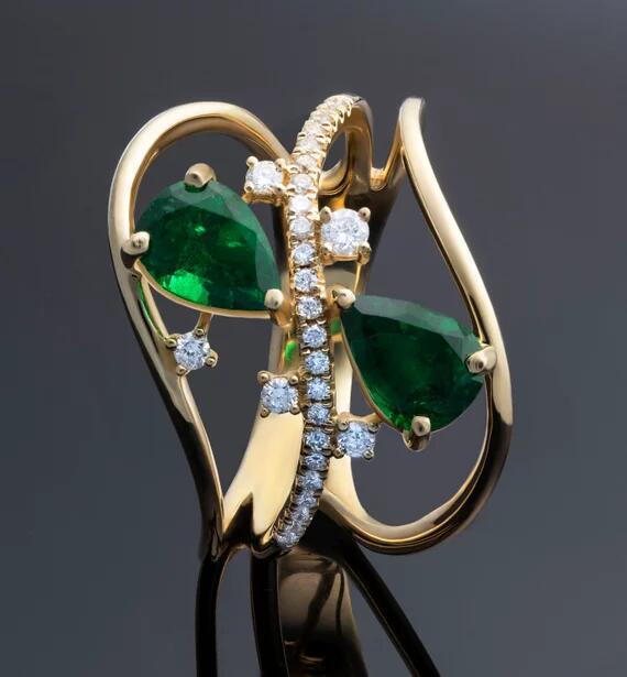 Charmante Gouden Ring voor elke gelegenheid