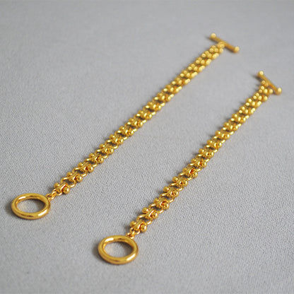 Handgemaakte vintage Gouden Armband