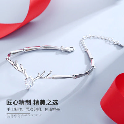 Handgemaakte vintage Zilveren Armband