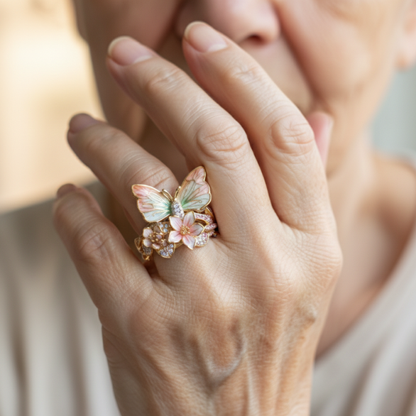 Romantische Gouden Ring voor speciale momenten