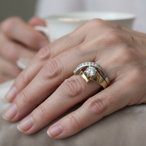Elegante Gouden Ring voor elke gelegenheid
