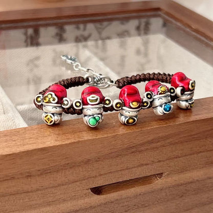 Handgemaakte vintage Zilveren Armband