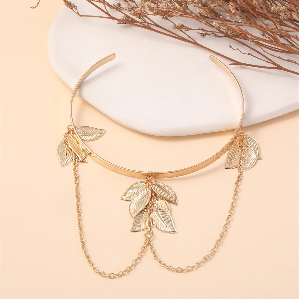 Handgemaakte vintage Gouden Armband