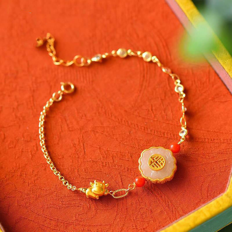 Delicaat ambachtelijke Gouden Armband