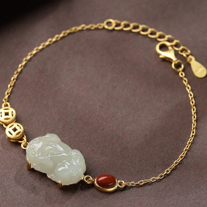 Prachtige Zilveren Armband met unieke stijl