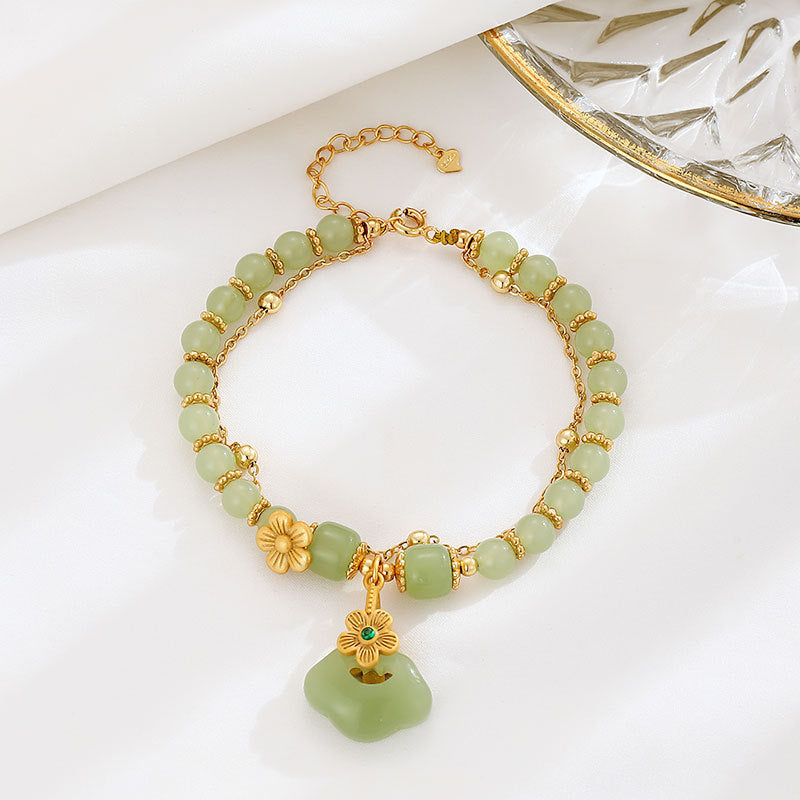 Handgemaakte vintage Zilveren Armband