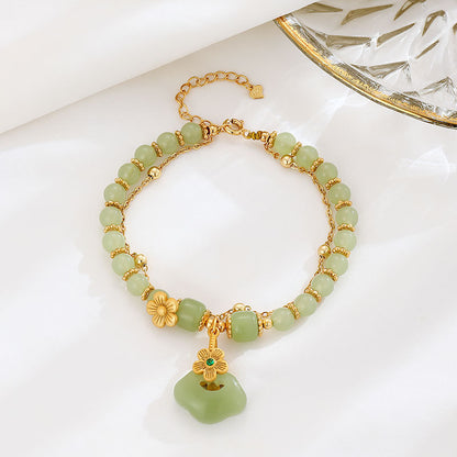 Handgemaakte vintage Zilveren Armband