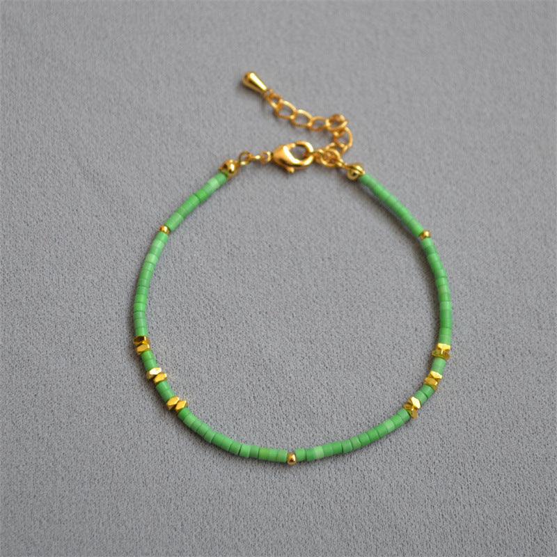 Handgemaakte vintage Zilveren Armband