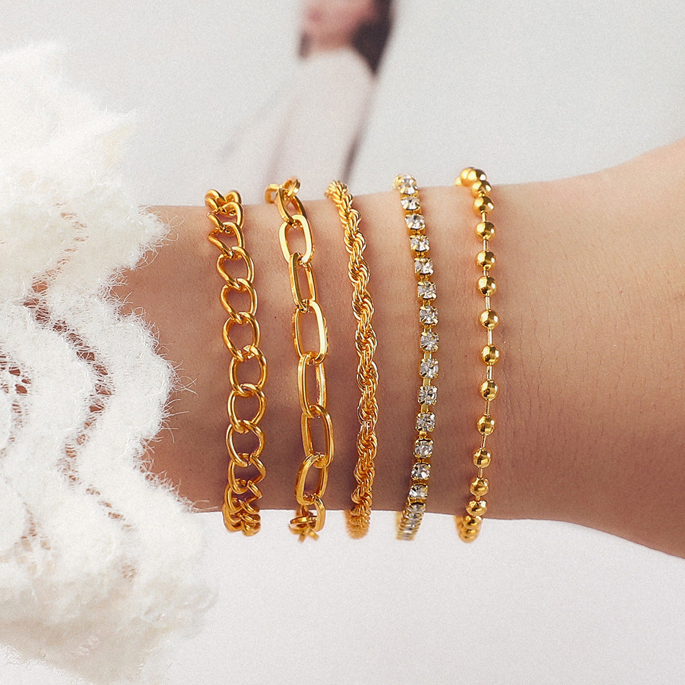 Prachtige Gouden Armband met unieke stijl