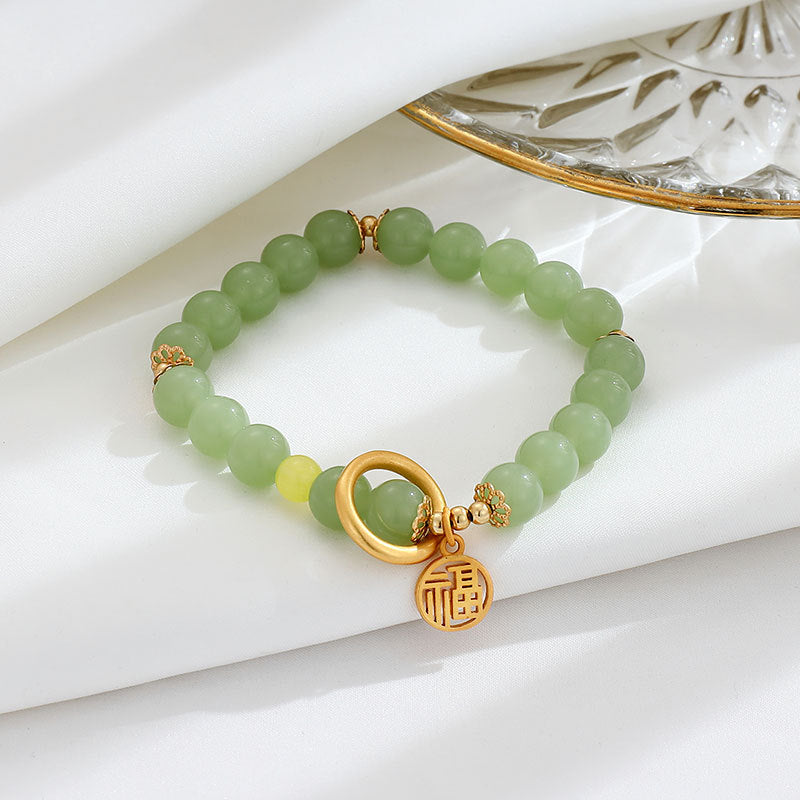 Handgemaakte vintage Zilveren Armband