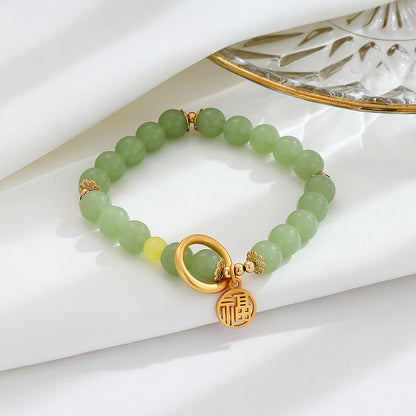 Handgemaakte vintage Zilveren Armband