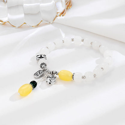 Handgemaakte vintage Zilveren Armband