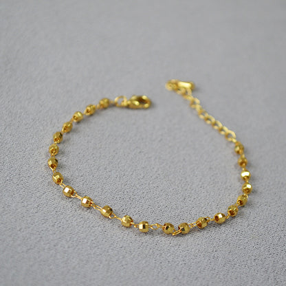 Delicaat ambachtelijke Gouden Armband