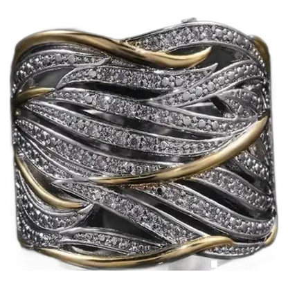 Handgemaakte vintage Gouden Armband