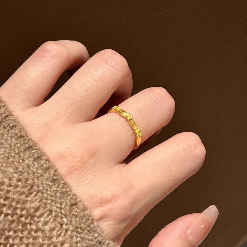 Charmante Gouden Ring voor elke gelegenheid