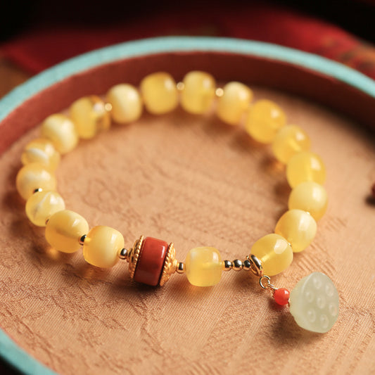 Handgemaakte vintage Zilveren Armband