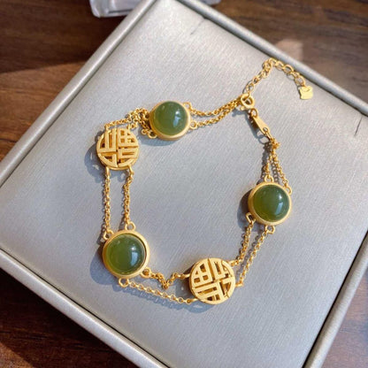 Delicaat ambachtelijke Gouden Armband