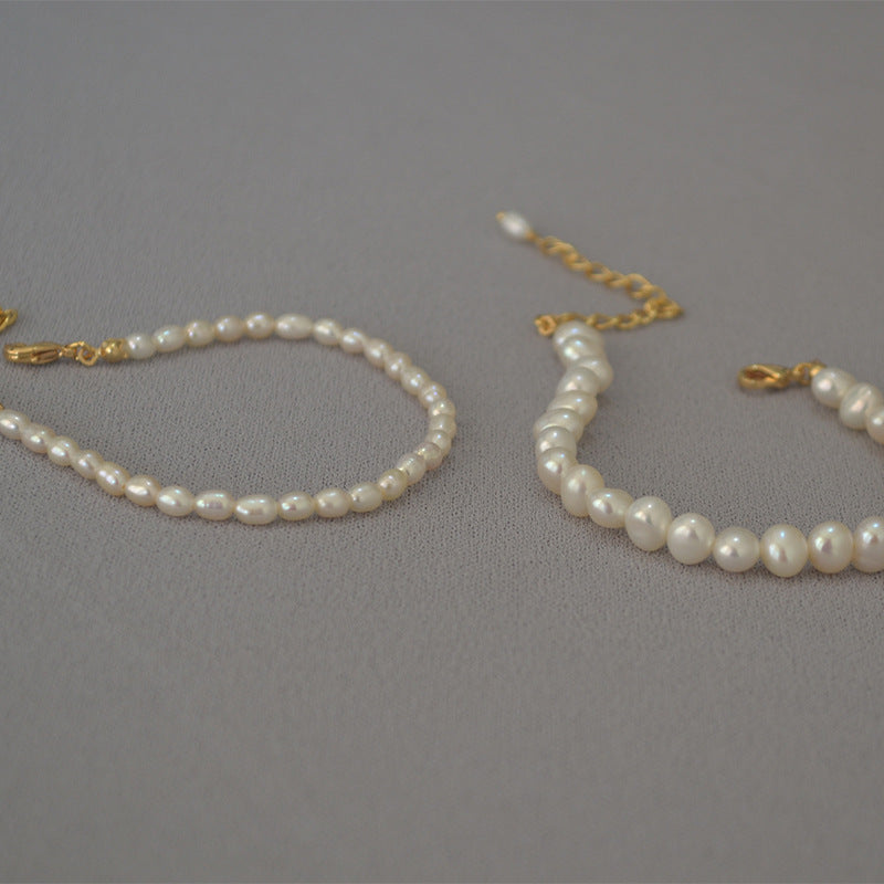 Handgemaakte vintage Parel Armband