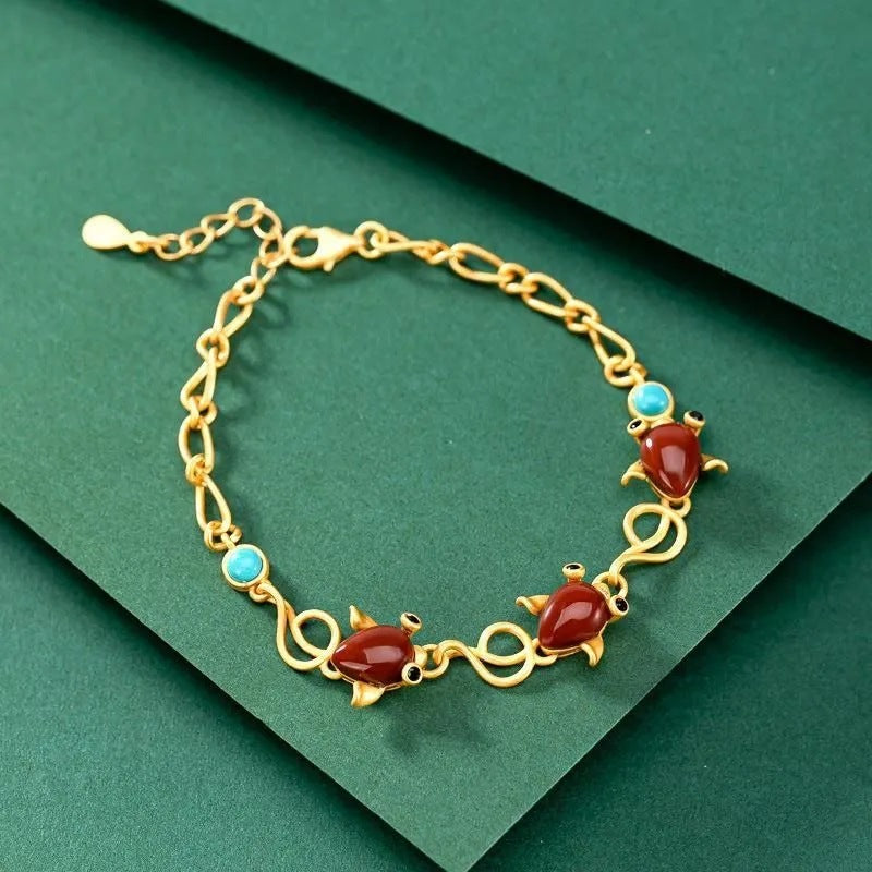 Delicaat ambachtelijke Gouden Armband