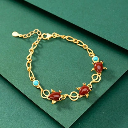 Delicaat ambachtelijke Gouden Armband