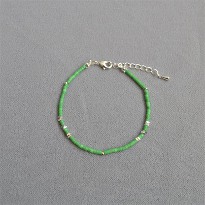 Handgemaakte vintage Zilveren Armband