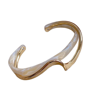 Handgemaakte vintage Gouden Armband