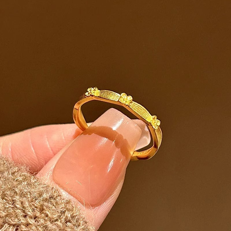 Charmante Gouden Ring voor elke gelegenheid