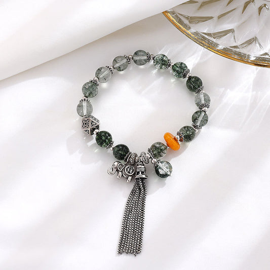 Handgemaakte vintage Zilveren Armband