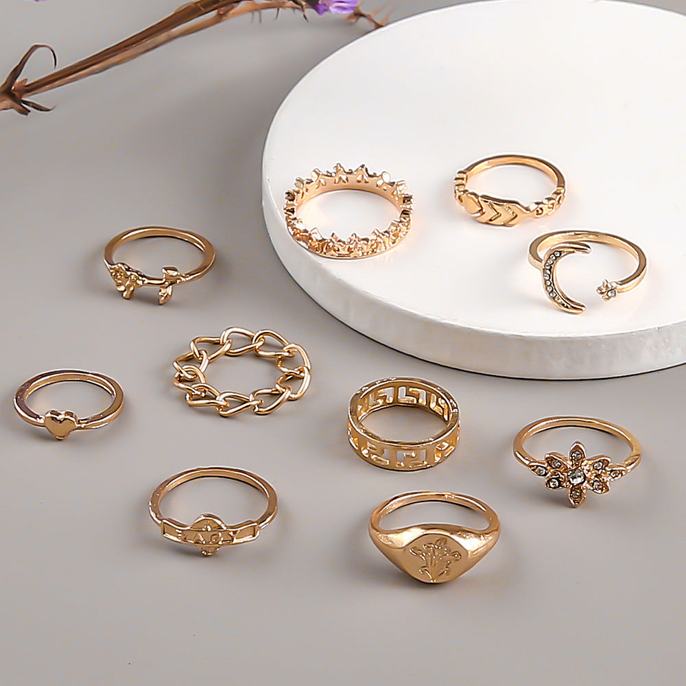 Charmante Gouden Ring voor elke gelegenheid