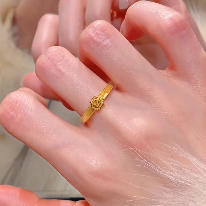 Charmante Gouden Ring voor elke gelegenheid