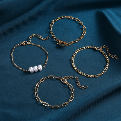 Handgemaakte vintage Parel Armband