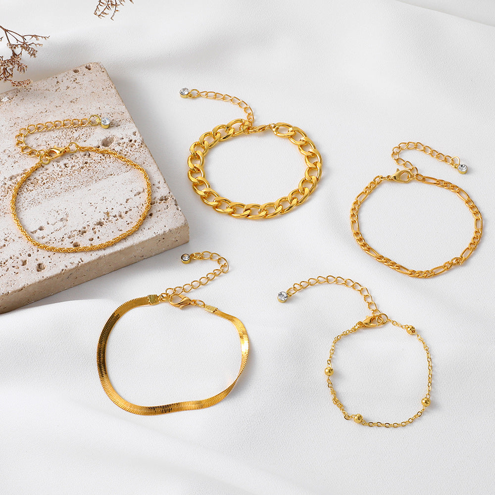 Delicaat ambachtelijke Gouden Armband