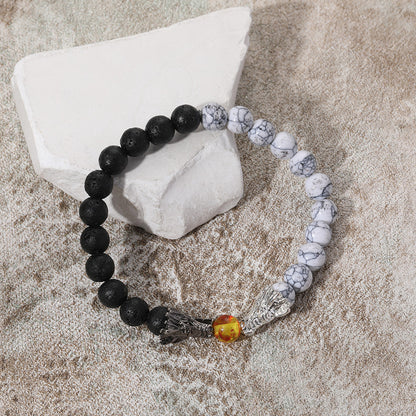 Handgemaakte vintage Parel Armband