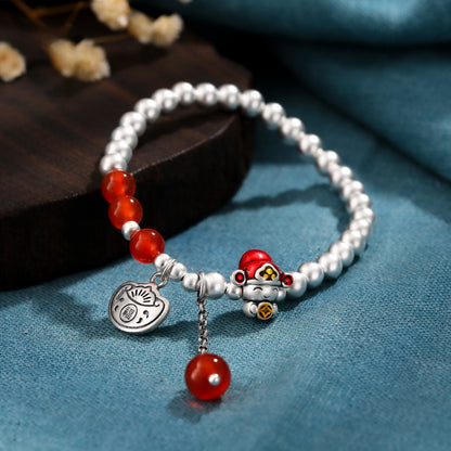 Handgemaakte vintage Parel Armband