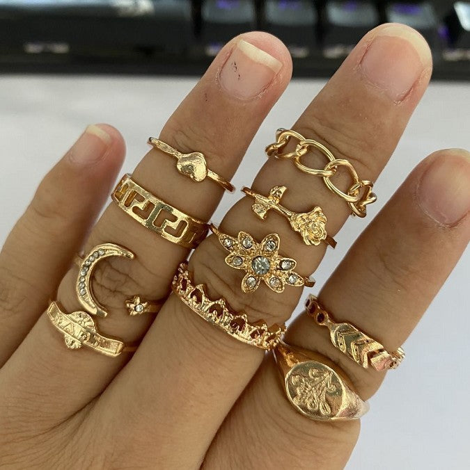 Charmante Gouden Ring voor elke gelegenheid