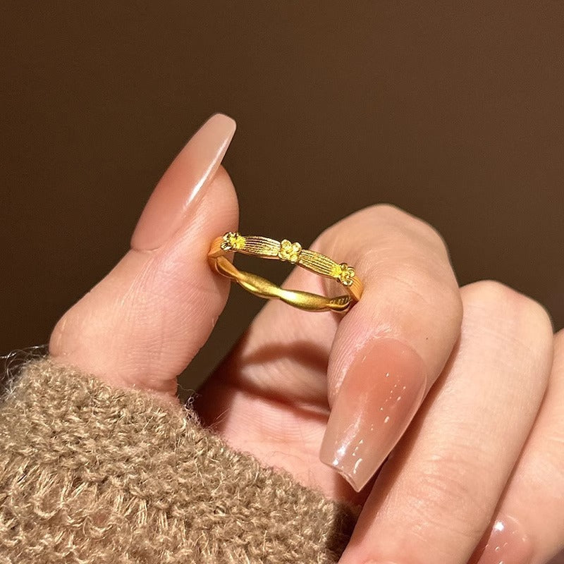 Charmante Gouden Ring voor elke gelegenheid