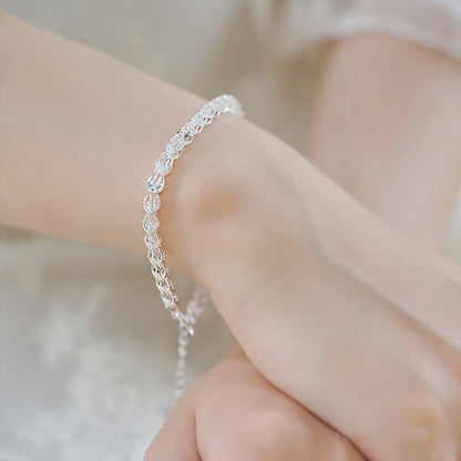 Handgemaakte vintage Gouden Armband