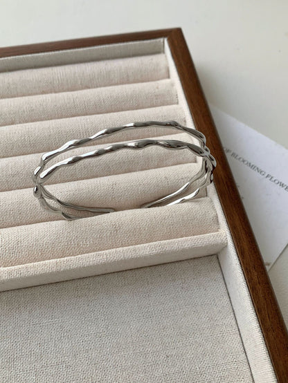 Handgemaakte vintage Gouden Armband