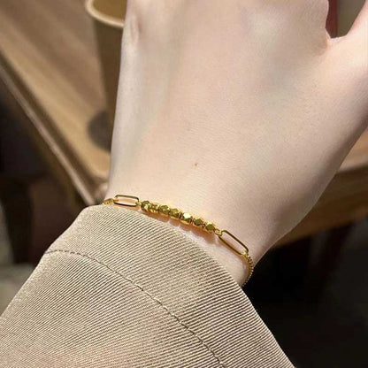 Prachtige Gouden Armband met unieke stijl