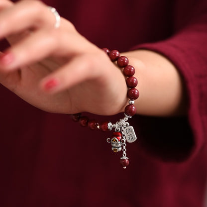 Handgemaakte vintage Zilveren Armband