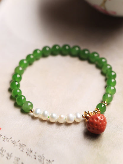 Prachtige Parel Armband met unieke stijl