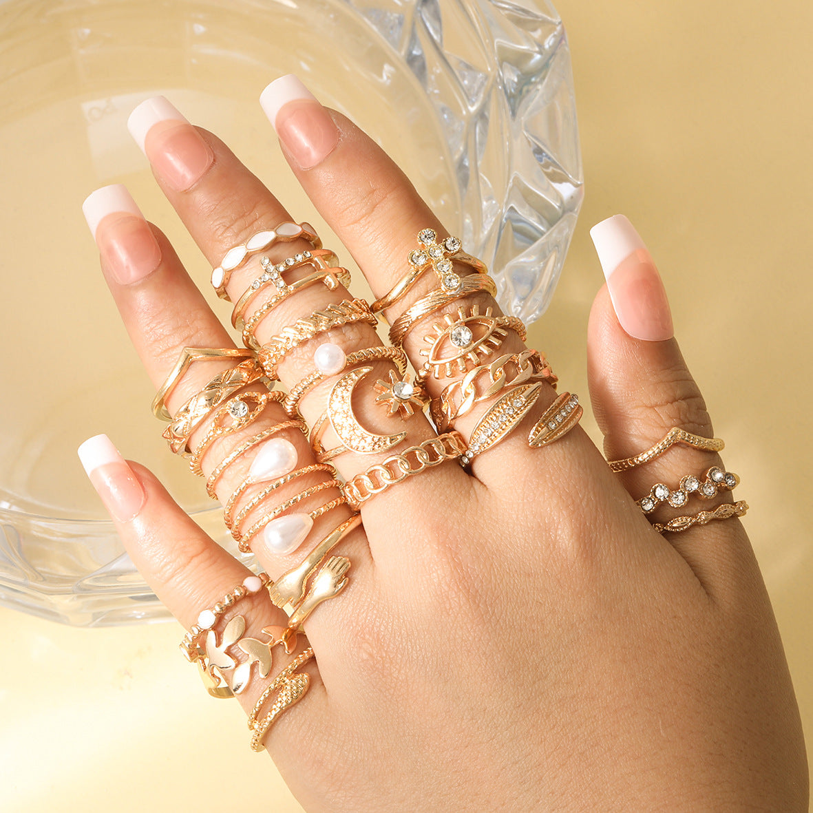 Charmante Gouden Ring voor elke gelegenheid