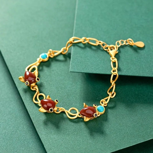 Delicaat ambachtelijke Gouden Armband