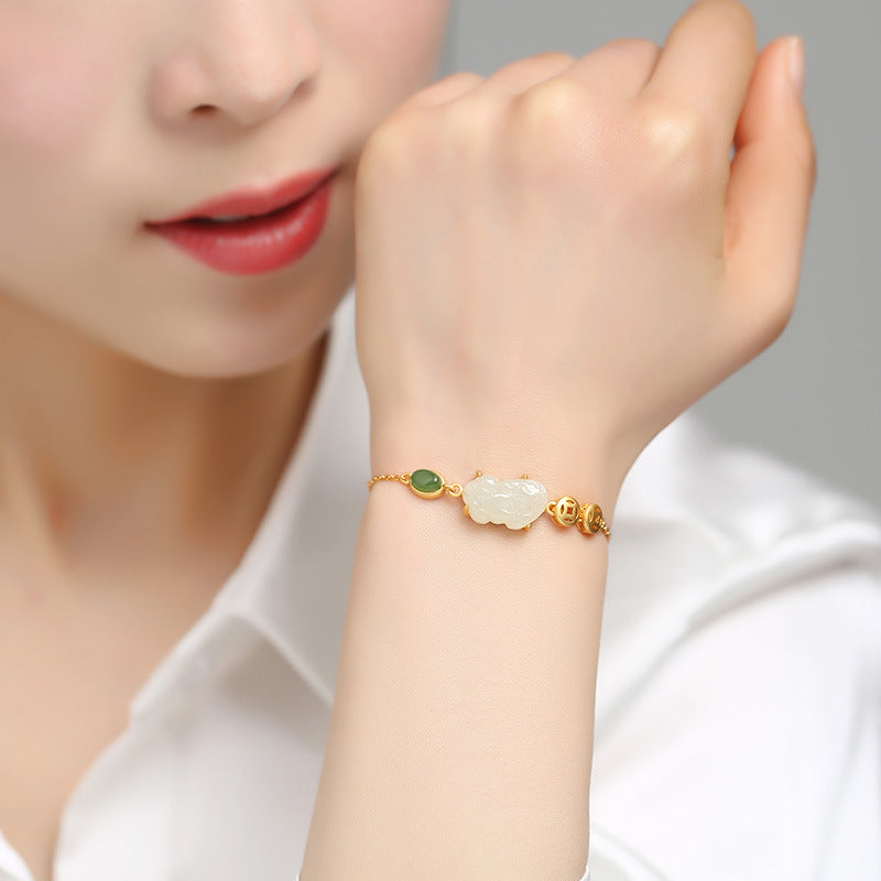 Prachtige Zilveren Armband met unieke stijl