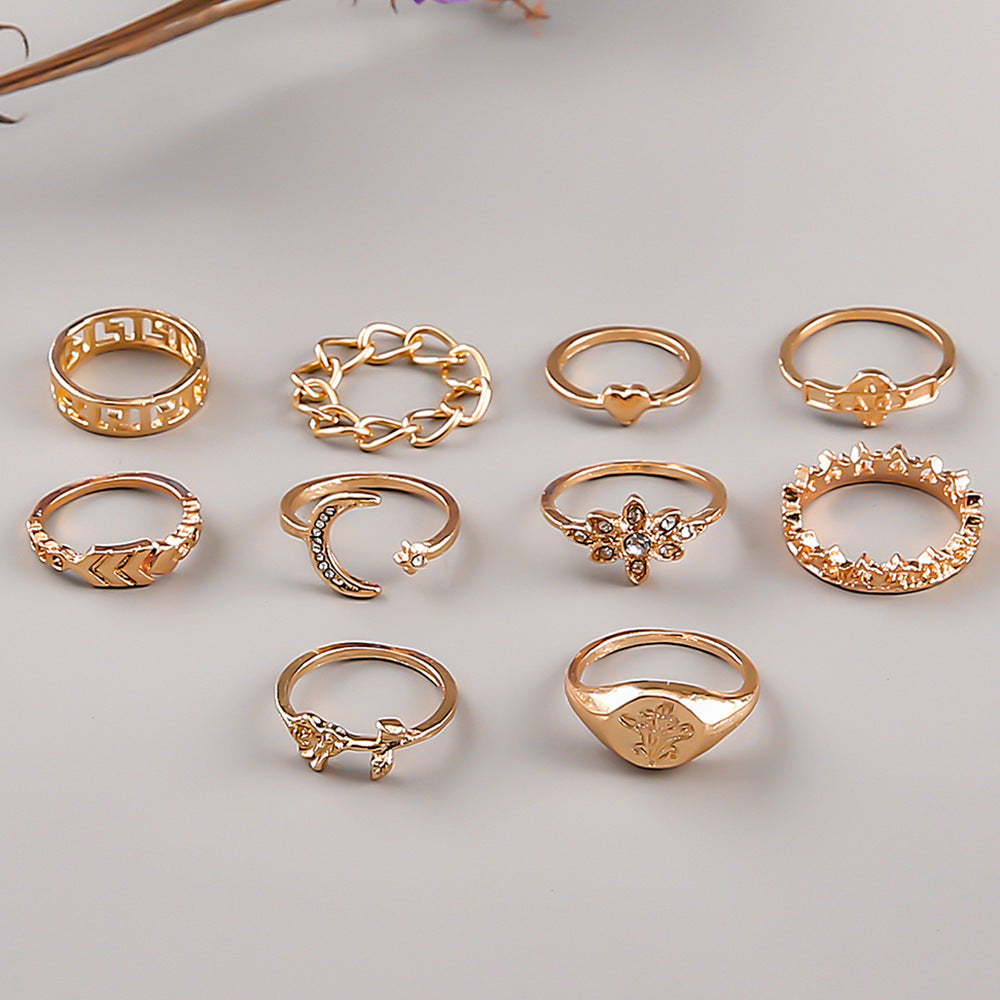 Charmante Gouden Ring voor elke gelegenheid