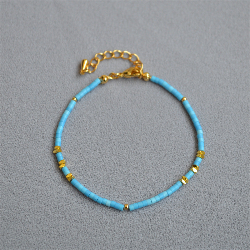 Handgemaakte vintage Zilveren Armband