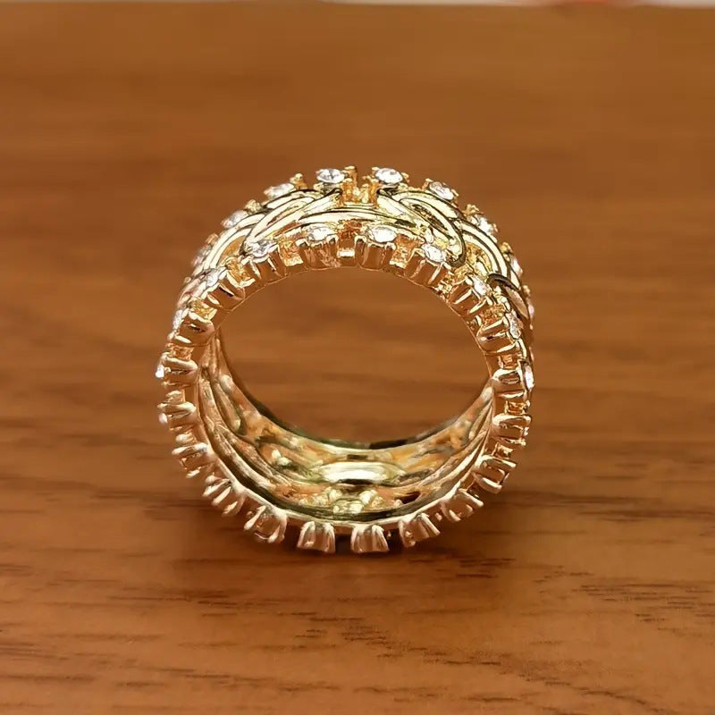 Charmante Gouden Ring voor elke gelegenheid