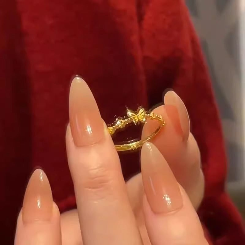 Charmante Gouden Ring voor elke gelegenheid